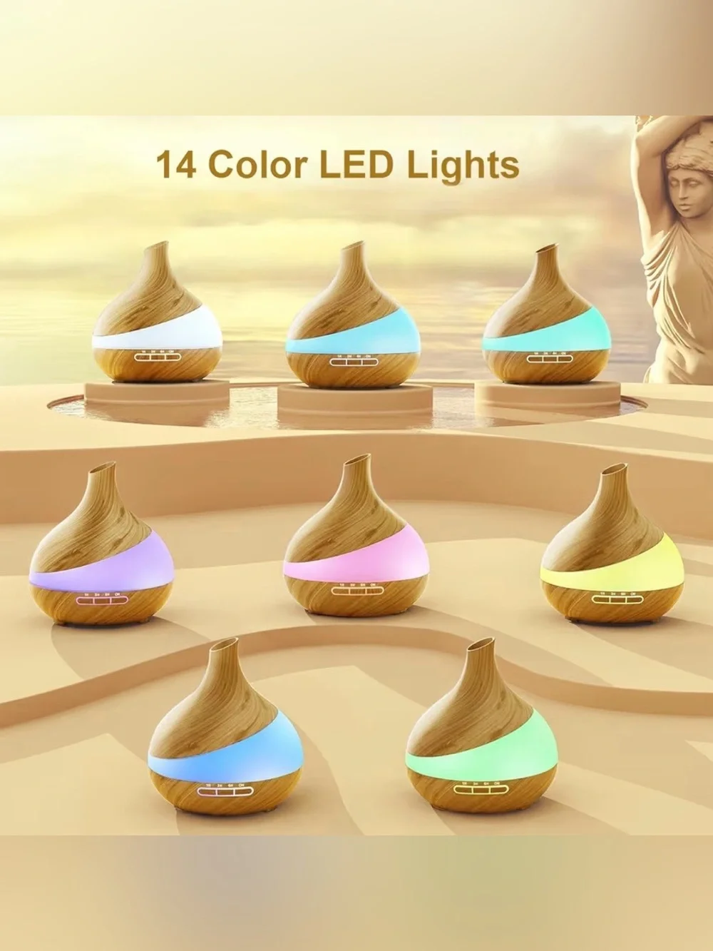 Essential Oil Diffuser for Women, 500ml Aromatherapy Diffuser